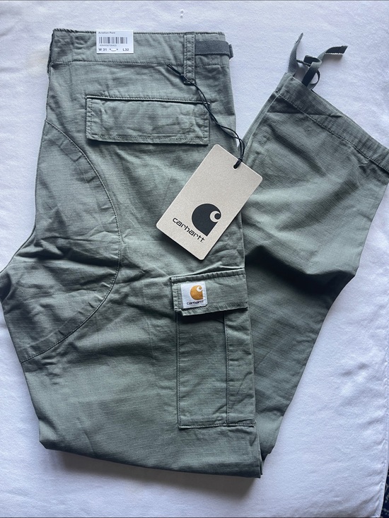 Carhartt Other - Carhartt Sage Green Cargo Work Pants